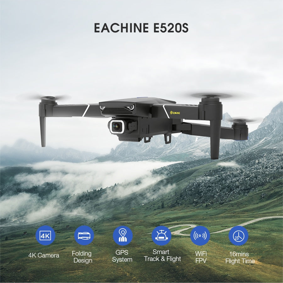 Eachine E520/ E520S  Drone with 4K/1080P HD Wide Angle Camera