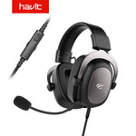 HAVIT Wired Gaming Overear Headphones with HD Mic