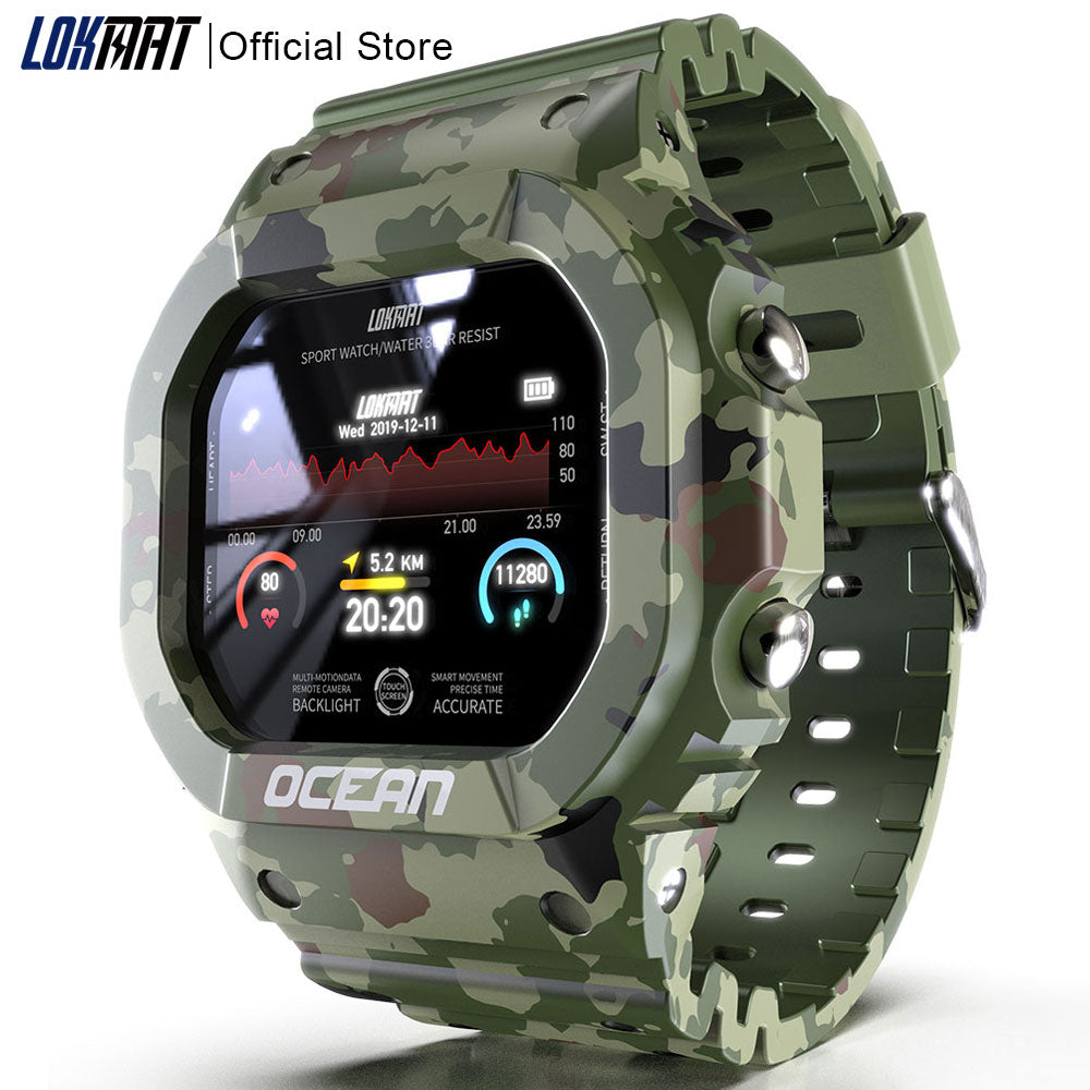 LOKMAT Ocean Fitness Tracker Smart Watch